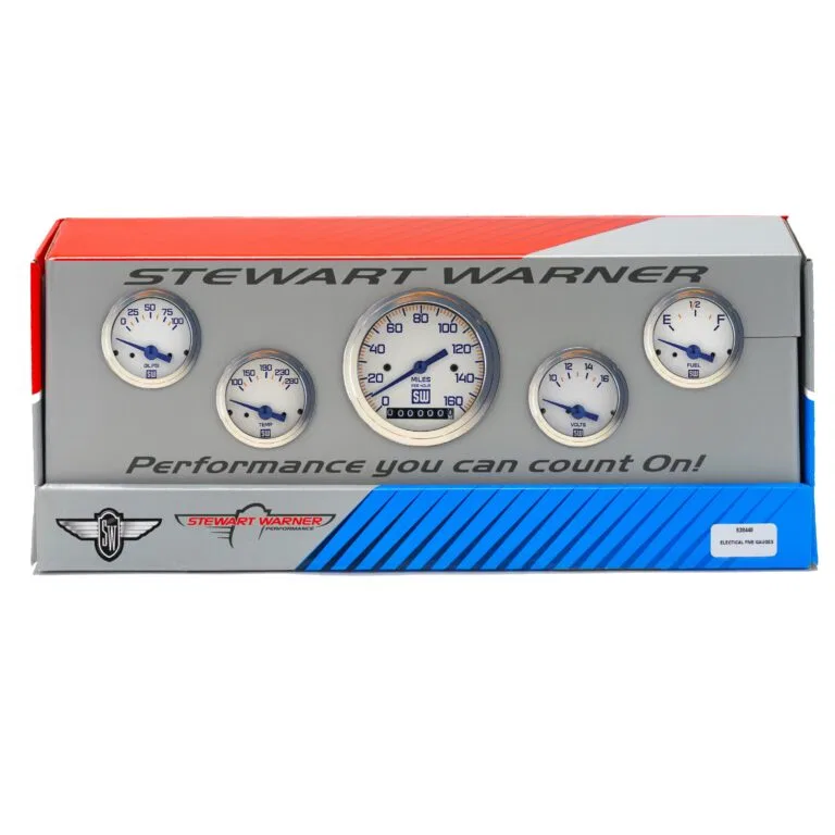 838448 – STEWART WARN Gauge Fuel Level/ Oil Pressure/ Speedometer/ Voltmeter/ Water Temperature, Gauge Kit Mariner Se...